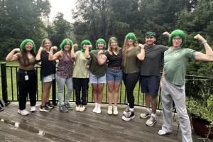 The Multiscale Muscle Mechanophysiology (M3) Lab celebrating their Green Labs re-certification in June 2025