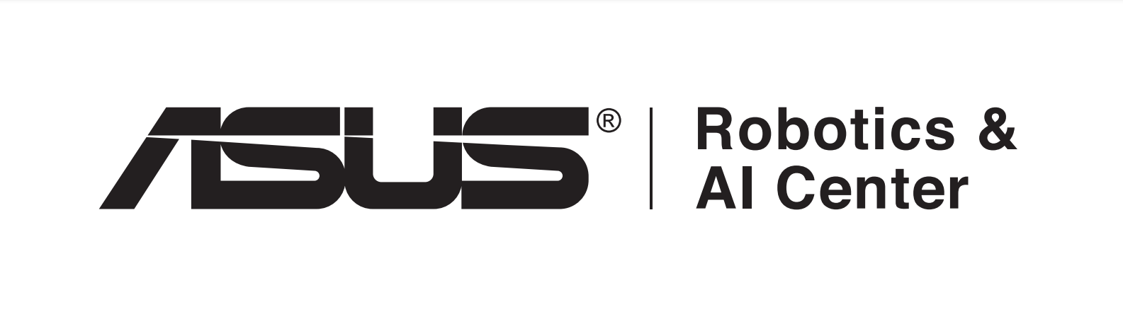 Black ASUS Robotics & AI Center Logo