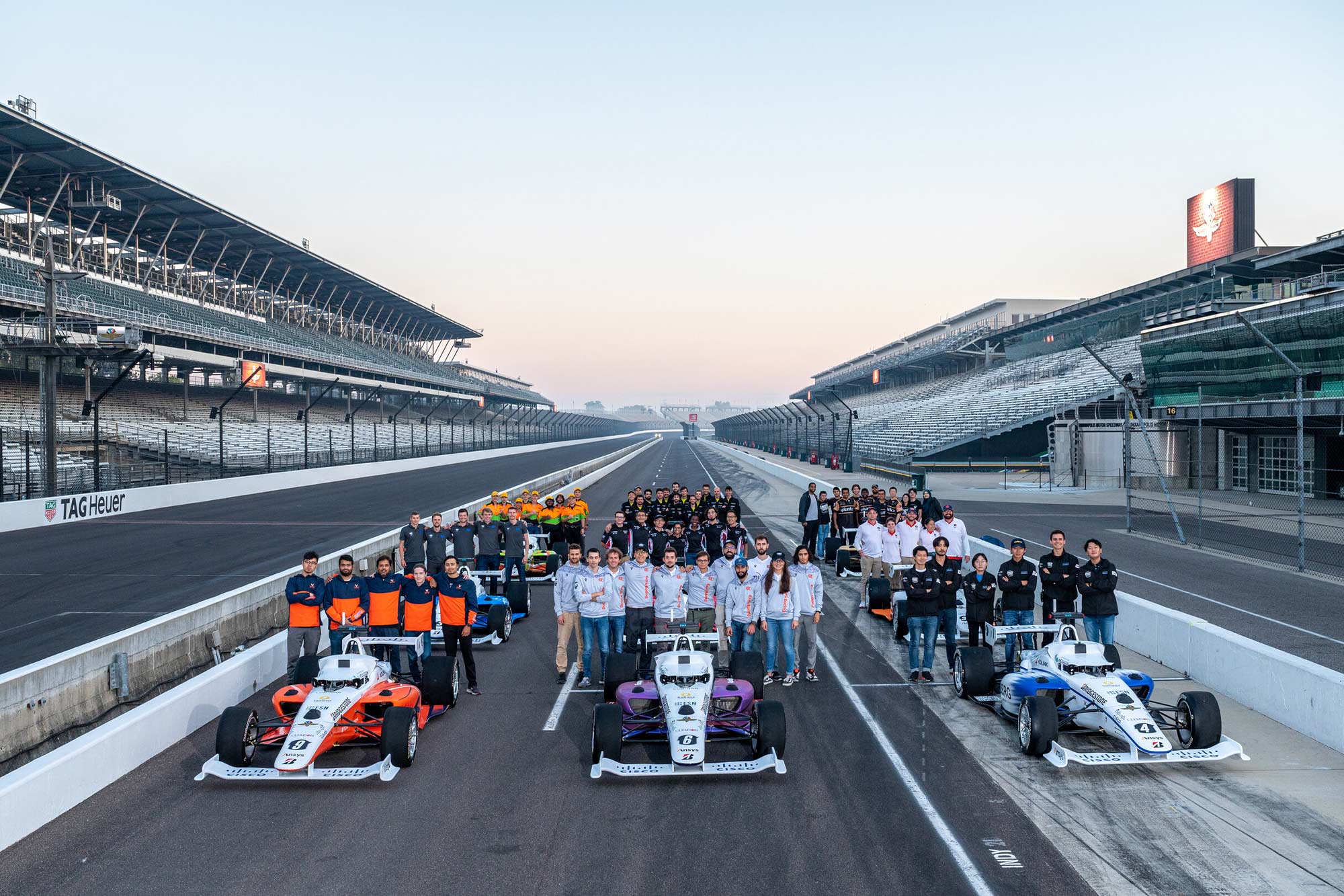 UVA's first time at the Indianapolis Motor Speedway, participating in the Indy Autonomous Challenge, in 2021. (Contributed photo)