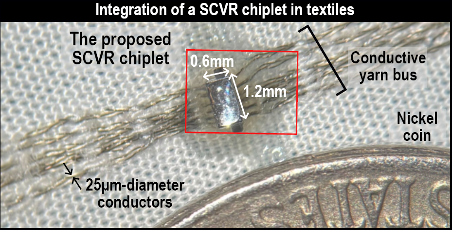 Distributed Cooperate Switched-Capacitor Voltage Regular attached to Textile