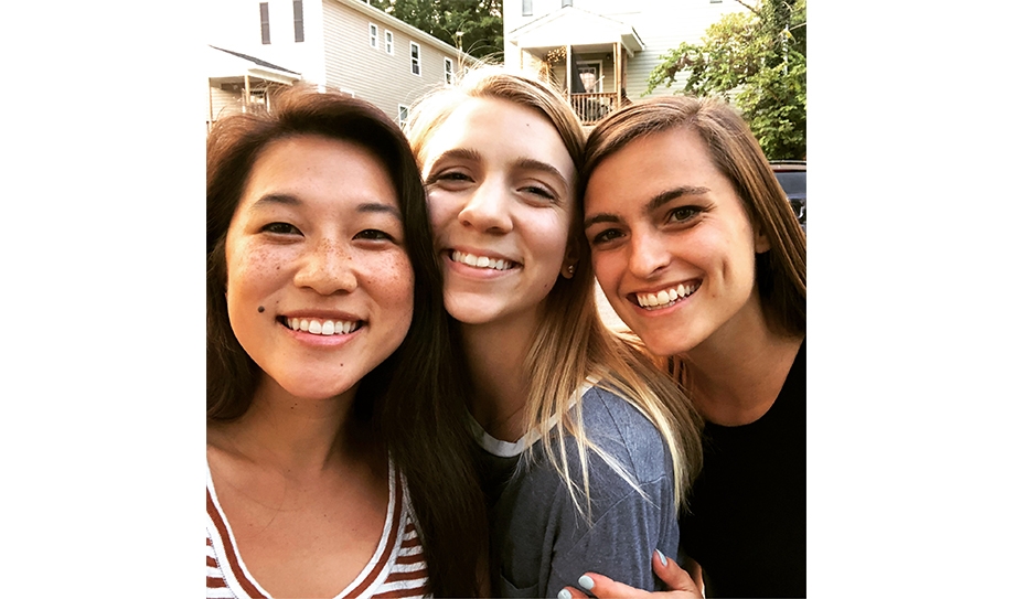 Jenna Sumey with friends