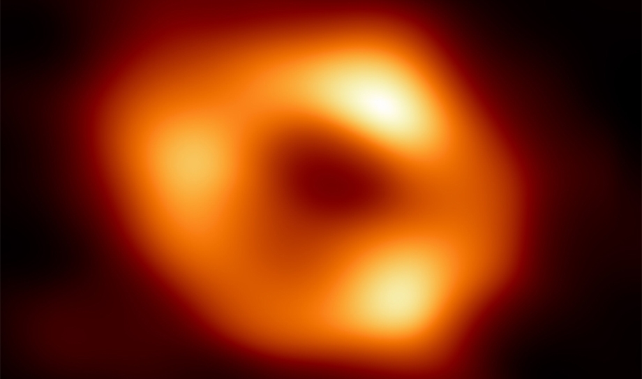photo of Sagittarius A, a supermassive black hole in our galaxy