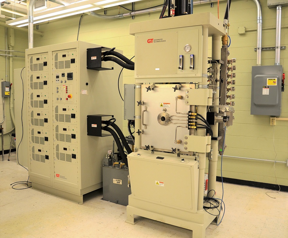 The UVA 25 ton, 10,000 amp Spark Plasma Sintering System