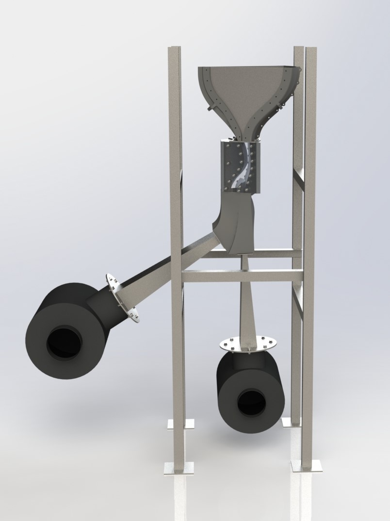 Model of the next axi-symmetric wind tunnel rig