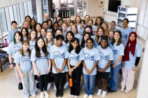 Tech Girls visit UVA Engineering 2024