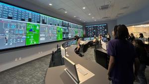 students in a reactor simulator 