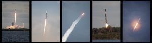 Various rocket launches at Kennedy Space Center