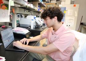 Graham Lenert in the Civelek Lab