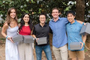 Kimball Sheehan, Mina Gorani, Justin Vinh, Gavin Miller, Taka Suzuki were honored with this year's award for outstanding student work.