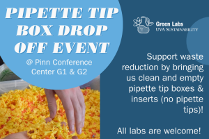 Pipette Tip Box Drop Off Event Flyer