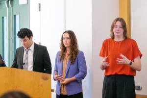Students present their M.E. thesis projects