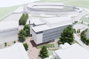architect's rendering of the Whitehead Road Engineering Building