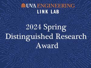 Graphic with Link Lab logo and text: 2024 Spring Distinguished Research Award