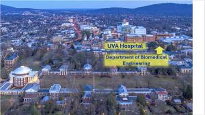 The BME Department is located within the UVA Medical Center