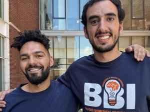 BME students, Kareem and Wisam, are giving to the Charlottesville Community by running an after-school STEM outreach program at Buford Middle School