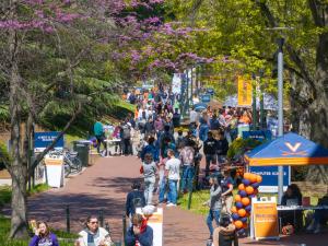View of Engineer's Way during Open House