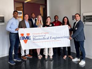 This image shows the UVA BME Alumni Advisory Board Group at their first meeting in 2023.
