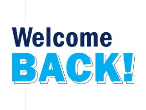 Welcome Back graphic