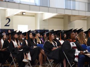 Students at civil engineering diploma ceremony in 2023