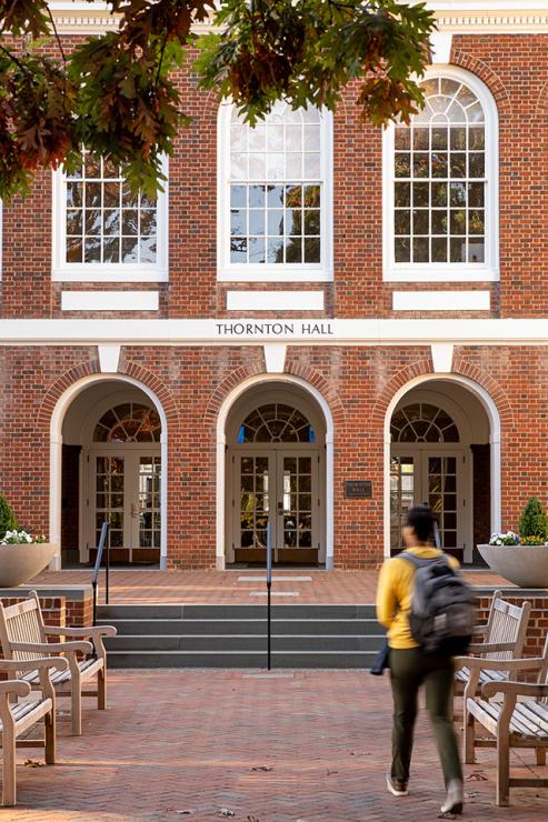 Front of Thornton Hall at UVA Engineering