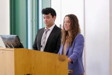 Students present their final design project