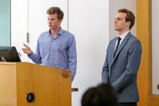 Students present their final design project