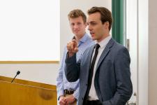 Students present their final design project
