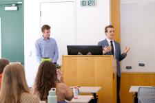 Students present their final design project
