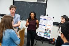 students explain their project