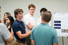 students explain their project