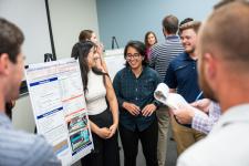 students explain their projects