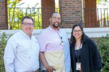 Department staff at picnic