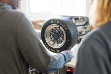 Students test a capstone project