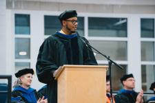 Prof. David Brown speaks
