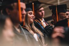 Students at the ceremony