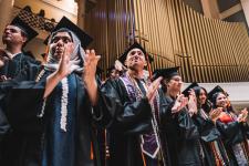 Students during the diploma ceremony