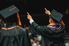 students celebrate