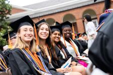 Students seated before the ceremony