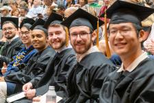 MSE graduates at the ceremony