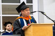 A student speaker