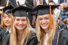 Students at the diploma ceremony