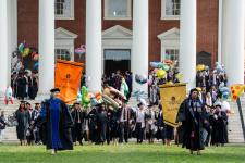 Lawn procession begins