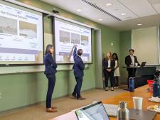 Students present their capstone project