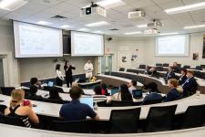 Students present during the SIEDS conference