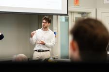 Students present during the SIEDS conference