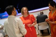 attendees at the reception