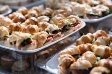 Food at the garden party