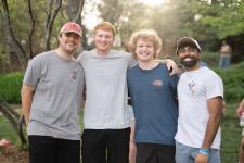 Student group poses