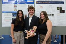 Capstone students show off their project