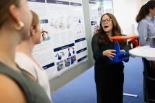Capstone students show off their project